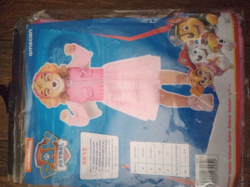 Paw patrol costume years - paw, 3-4